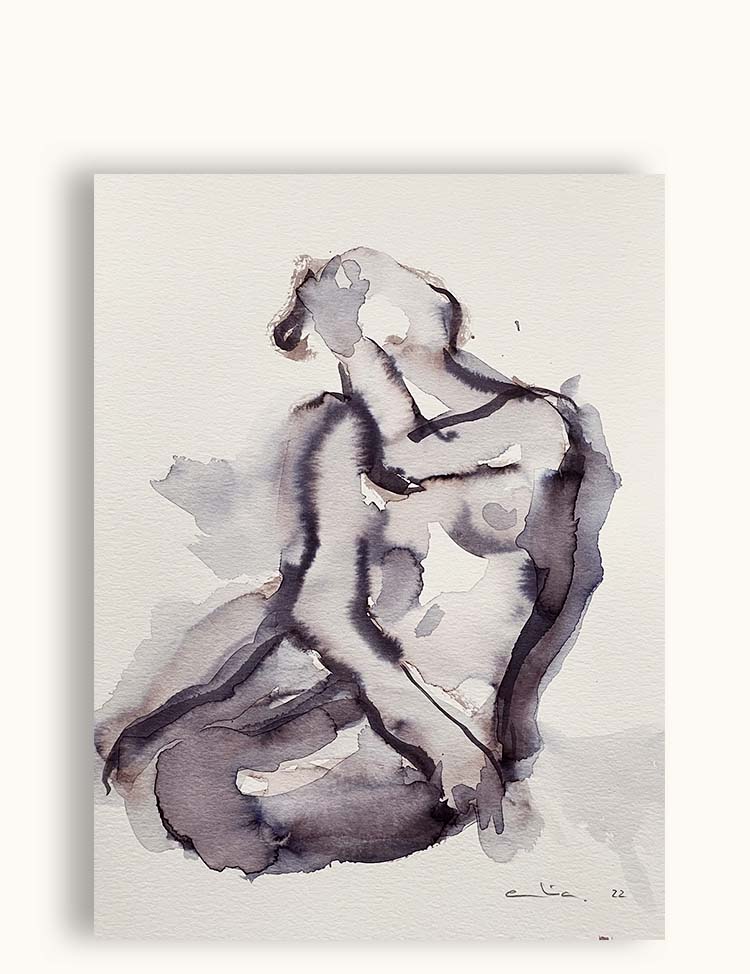 Woman in stains I